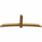 Ekena Millwork Bellingham Rough Sawn Timber Gable Bracket, Western Red Cedar, 96"W x 36"H x 4"D x 6"F, 9/12 Pitch GBW096X36X0406BEL00RWR - alternate 3